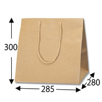 シモジマ アレンジバッグ S 未晒無地 006441130 1袋(10枚)