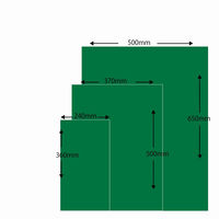 シモジマ マットカラーポリ 50-65 グリーン 006995801 1袋(10枚)