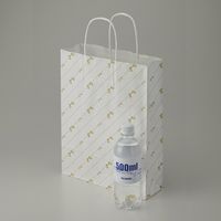 シモジマ 25チャームバッグ MS1 斜線リボン 003276861 1袋(50枚)