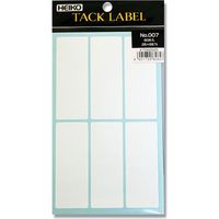シモジマ タックラベル No.007 26×69 007062625 1束(60片)