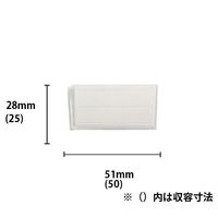 クラウングループ U型名札 CR-NF5-T 1個
