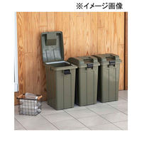 新輝合成 連結ハンドルペール 45型 カーキグリーン 4973221020644 1個