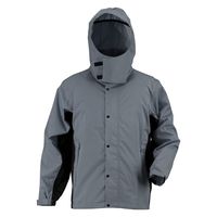 【レインウェア】 カジメイク レインスーツエボリューション ヘルメット対応 チャコールG 3L 7521 1着