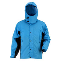 【レインウェア】 カジメイク レインスーツエボリューション ヘルメット対応 ターコイズ L 7521 1着