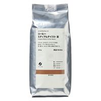 【コーヒー豆】無印良品 オリジナルブレンド コーヒー ミディアムテイスト 豆 200g 1セット（12袋） 良品計画