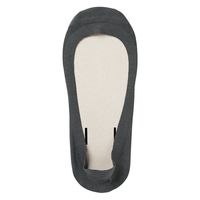 【レディース】無印良品 婦人 つま先に縫い目のない 浅履きフットカバー かかと滑り止め付き ダークグレー 1セット（2足組）