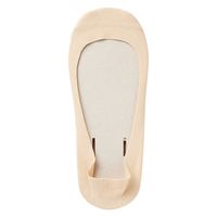 【レディース】無印良品 婦人 つま先に縫い目のない 浅履きフットカバー かかと滑り止め付き ベージュ 1セット（2足組） 良品計画