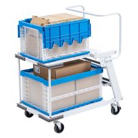 サンワサプライ ステップ付きピッキングカート RAC-FA7 1個（直送品）