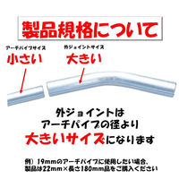 渡辺パイプ 外ジョイント 25X200X17°(ノーマル) 101033000050 1個（直送品）