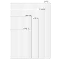今村紙工 OPP袋シールなし はがきサイズ 0.025mm厚 透明 1セット（500枚:100枚入×5袋）