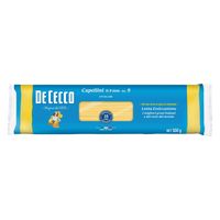 ディ・チェコ No.9 カッペリーニ 500g 1セット（5個）日清製粉ウェルナ パスタ イタリア