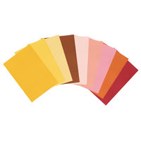 北越コーポレーション 色画用紙 やよいカラー 八切 くろ 810-402 1袋（10枚）