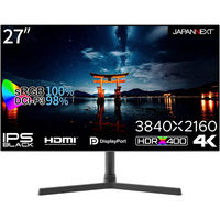 JAPANNEXT 27インチ ワイド 4K液晶ディスプレイ JN-27IPSB4FLUHDR 1台