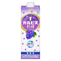 アサヒ飲料 カルピス 巨峰 Lパック 紙容器 1000ml 1セット（24本）