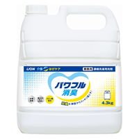 LION 介護 はぴケア パワフル消臭 業務用 洗濯洗剤 濃縮 液体 詰め替え 4.3kg 1箱（3個入） ライオン
