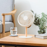 ミニリビングファン LEDライト付き OW PBAF003-OW 1台