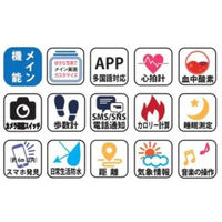 アリアス スマートウォッチHSシリーズ スクエア WW22007BK 1個