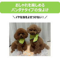 虫よけバンダナ 犬用 ライム 1個 アース・ペット