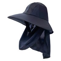 ヤマショウ 軽量日よけハットマスク付 ネイビー YCH-054NV 1個（直送品）