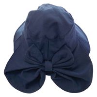 ヤマショウ 婦人リボン日よけハット ネイビー YCH-056NV 1個（直送品）