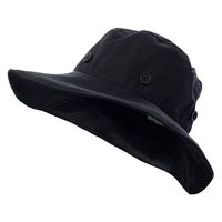 ヤマショウ つばが外せるカジュアルハット ブラック YCH-058BK 1個（直送品）