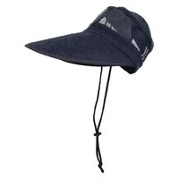 ヤマショウ タオル地日よけ帽子 ネイビー YCH-066NV 1個（直送品）