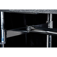 ILC(アイ・エル・シー) スチールラックハンガー46×90 4段・H210 ガルバリウム鋼板 GH4-4690 3台（直送品）