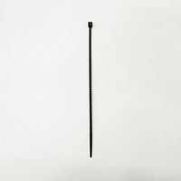 ジャステム ツイストナイロンケーブルタイ 300mm ブラック 23030104 1セット(100本入)（直送品）