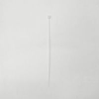 ジャステム ツイストナイロンケーブルタイ 200mm ホワイト 23030101 1セット(100本入)（直送品）