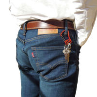 中林製作所 タフレーベル カラビナL 赤 VEX-203 1個（直送品）