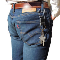 中林製作所 タフレーベル カラビナ キーリング付L VEX-210 1個