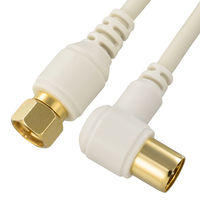 オーム電機 アンテナケーブル4K8K S2FL3M 06-1969 1個