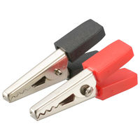 オーム電機 ワニグチクリップ小 WCS/RK 09-1880 1セット(2個×10パック)