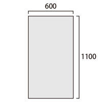 常磐精工 VASK用アルミ複合板(白)3mm厚 600×1100 VASKOP-AP600X1100 1台（直送品）