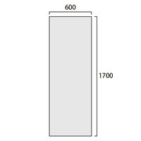 常磐精工 VASK用アルミ複合板(白)3mm厚 600×1700 VASKOP-AP600X1700 1台（直送品）