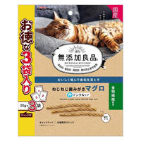無添加良品 ねじねじ歯みがきマグロ 国産（25g×3袋入）3袋 ドギーマン 猫用 おやつ