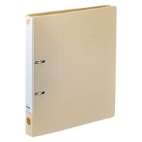 リヒトラブ CUBE FIZZ リングファイル<ツイストリング スマートスリム> ベージュ F7006-16 1箱(10冊入)