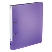 リヒトラブ CUBE FIZZ リングファイル<ツイストリング スマートスリム> パープル F7006-10 1箱(10冊入)