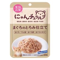 にゃんチュラル まぐろのとろみ仕立て 国産 40g 12袋 はごろもフーズ キャットフード パウチ