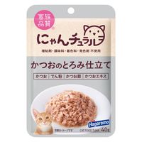 にゃんチュラル かつおのとろみ仕立て 国産 40g 12袋 はごろもフーズ キャットフード パウチ