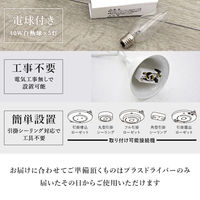 萩原 ガラスシャンデリア NL-8629WH 1台（直送品）