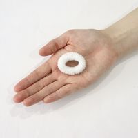 三和 ヘアバンド 白 (裸) SB-3W-500 1箱(500個入)（直送品）