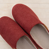 センコー Beide3 室内・屋内兼用 スリッパ M:約22.5-23.5cm レッド BEI191099 1足（直送品）
