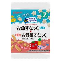 【7ヵ月頃から】元気アップカルシウム お魚すなっく&お野菜すなっく にんじん+トマト 6個 ピジョン