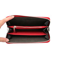 エアージェイ GT-MOBILEカーボンレザーラウンドファスナー長財布 RD GT-WL1RD 1個