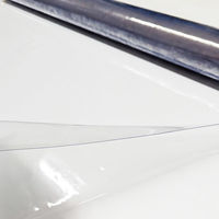 上村産業 防炎透明ビニールシート 0.5mm厚×900mm幅 pvc-bouen-050-900-60 1枚（直送品）