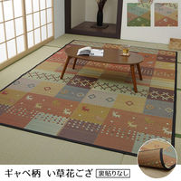 イケヒコ・コーポレーション ラグ い草 ギャベ 抗菌防臭 セレナCP 2610×2610mm グリーン 1030840120402 1枚（直送品）