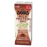 （ザバス）MILK PROTEIN+SOY ミルクチョコレート風味 24本 明治