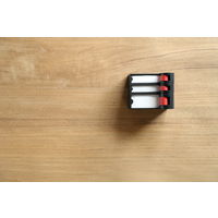 エイジ化成 簡単にめくれる付箋ケース 大 黒 FU-L-BK 1個