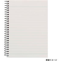マルマン スパイラルノート 1960 6mm横罫 A6 50枚 ライトグリーン N670A-33 1セット(1冊×10)